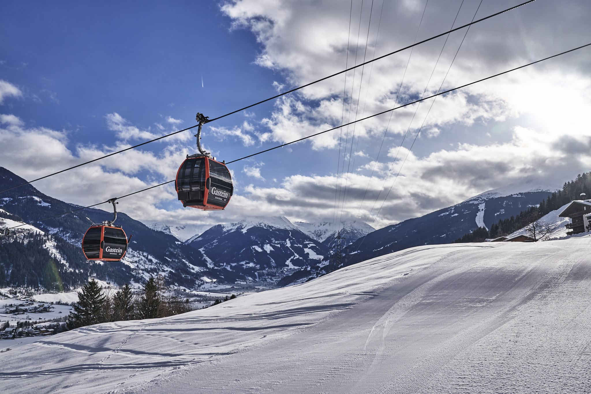 Mountain lift Bad Hofgastein - B&amp;B Restaurant Skirental Après Ski